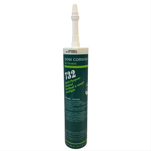 DOWSIL 732 Multi-Purpose Sealant CLEAR - 1 x 310 GM Cartridge - AUD 21.50 per Cartridge