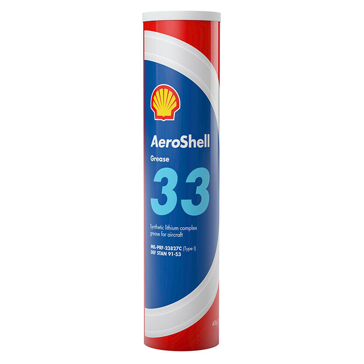 Aeroshell Grease 33 Cartridge - 10 x 400 GMs Carton - AUD 34.5 per Cartridge