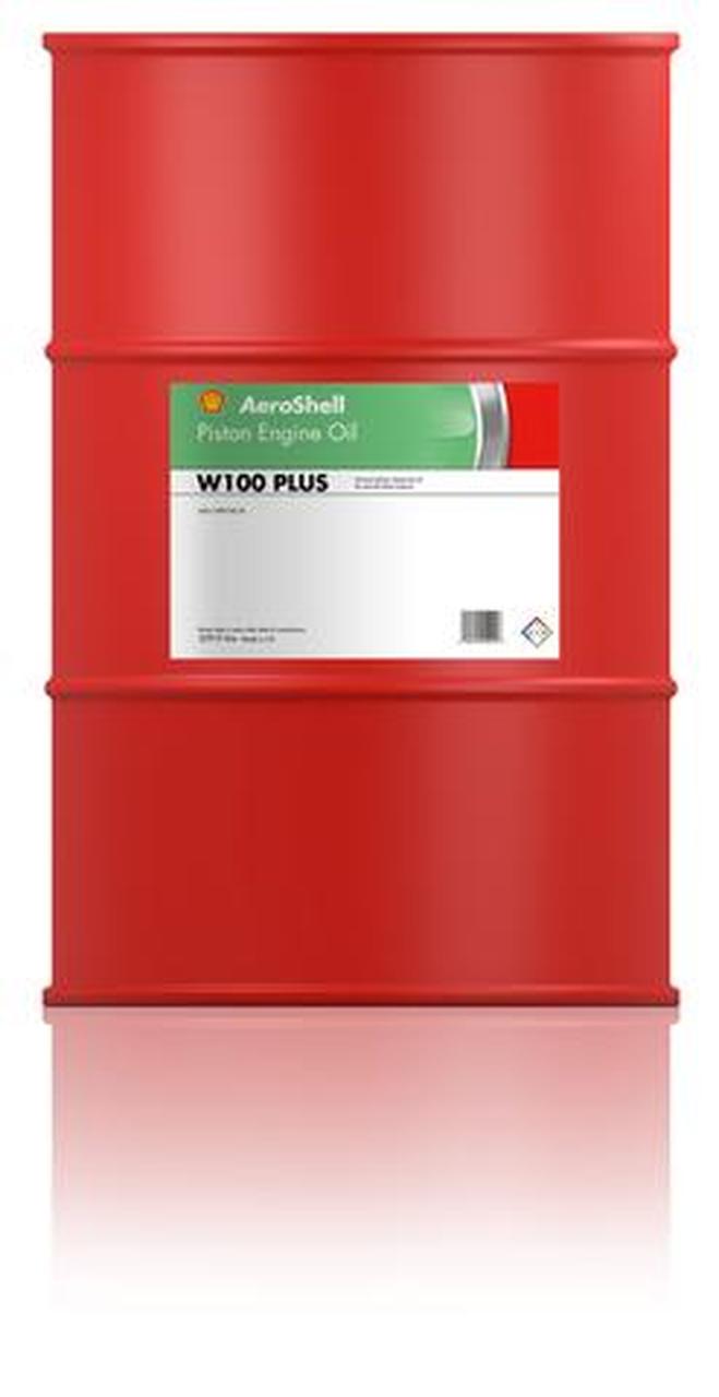 Aeroshell Piston Engine Oil W100 Plus - 1 x 55 Gallon Drum - AUD 43.66 per Gallon