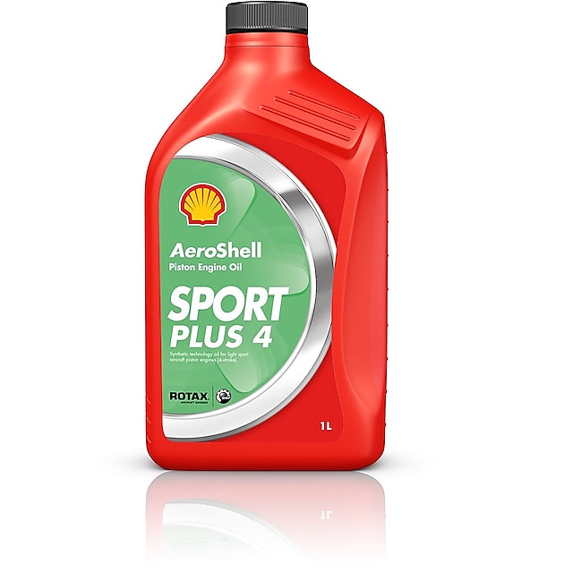 Aeroshell Piston Engine Oil Sport Plus 4 - 12 x 1 Litre Case - AUD 16.08 per Litre