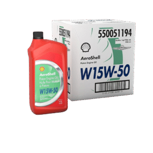 Aeroshell Piston Engine Oil 15W-50 - 6 x 1 Quart Case - AUD 13.82 per Quart