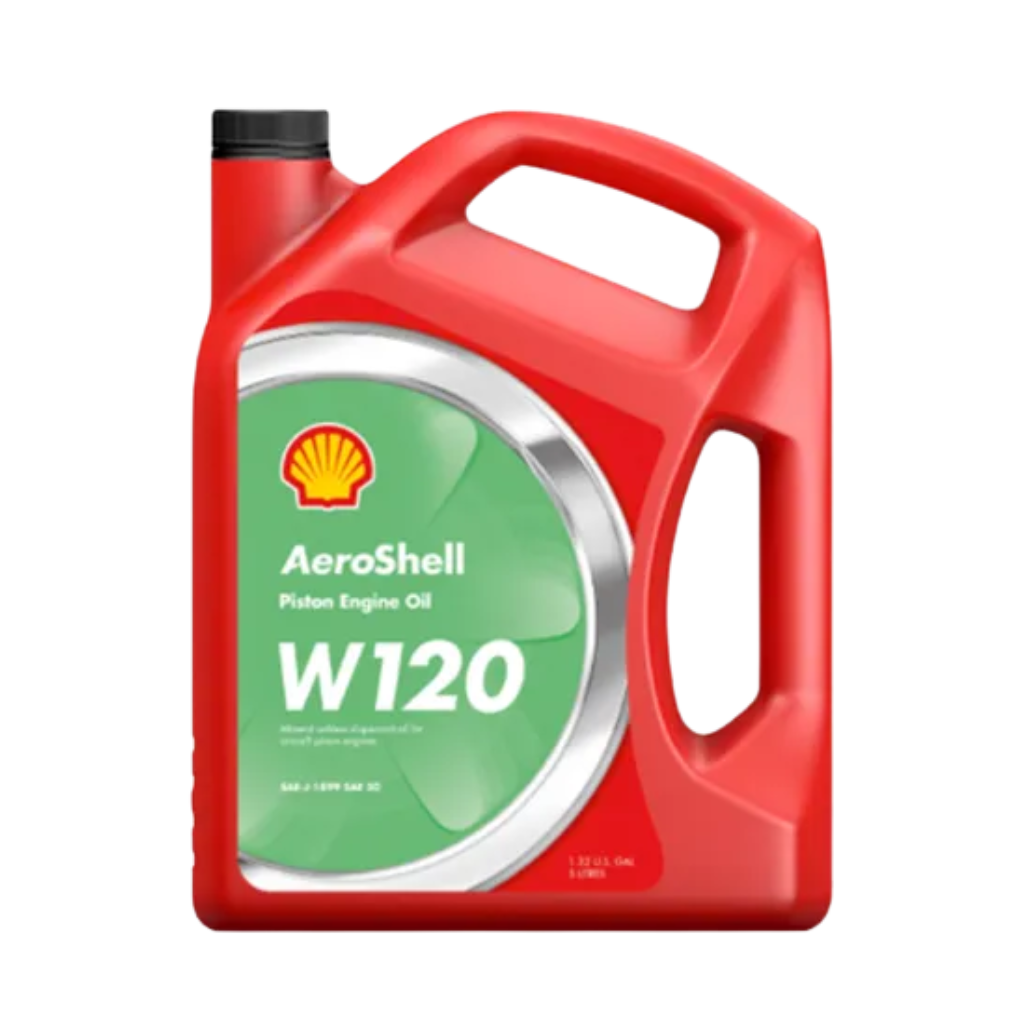 Aeroshell Piston Engine Oil W120 - 3 x 5 Litre Carton - AUD 11.71 per Litre